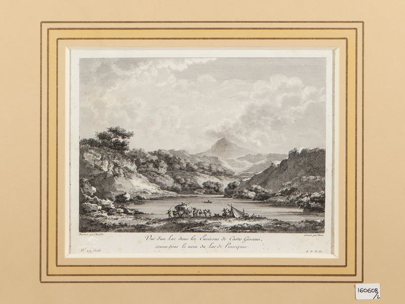 Jean Claude Richard De Saint-non - Vue D'un Lac Dans Les Environs De Castro Giovani - Vue Prise D...
