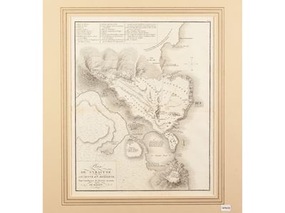 Plan De Syracuse Ancienne Et Moderne