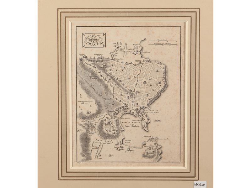 Plan Of The Ancient Syracuse