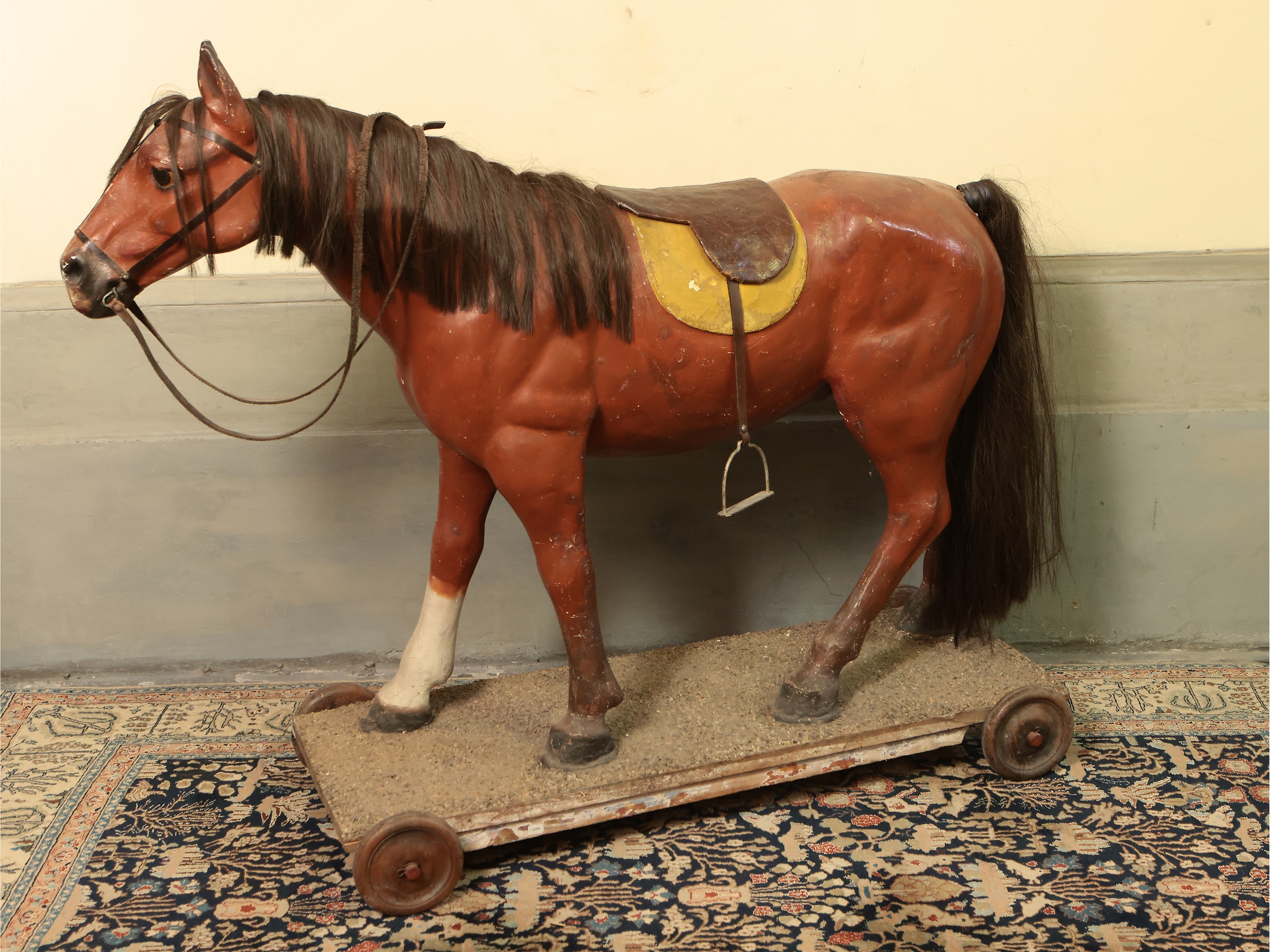 Cavallino Giocattolo in Cartapesta