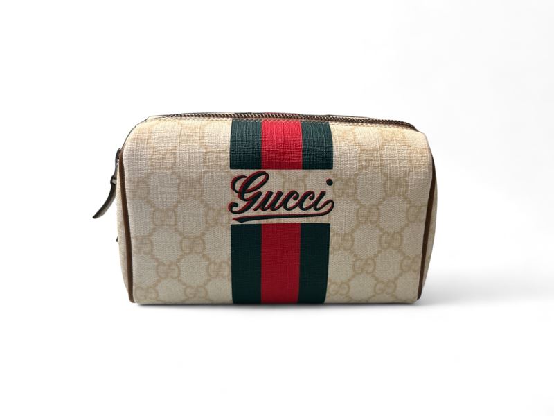 Beauty Case Sherry Line Gg in Tela Impermeabilizzata