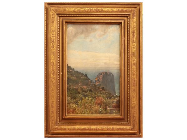 Giovanni Costa - Veduta di Capri