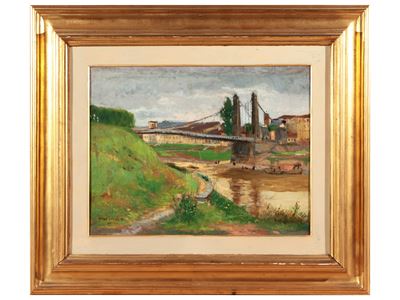 Ponte Sospeso a Firenze 1891
