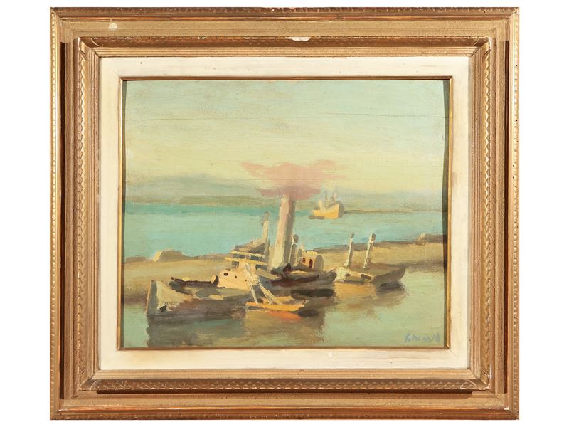 Giovanni March - Relitto nel Porto di Livorno 1946