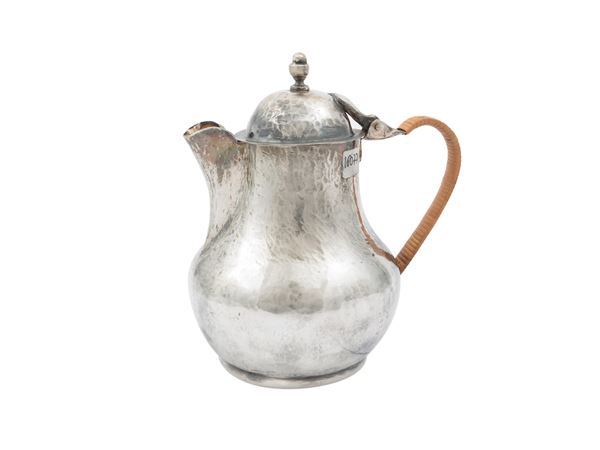 Vintage silver solitaire coffee pot