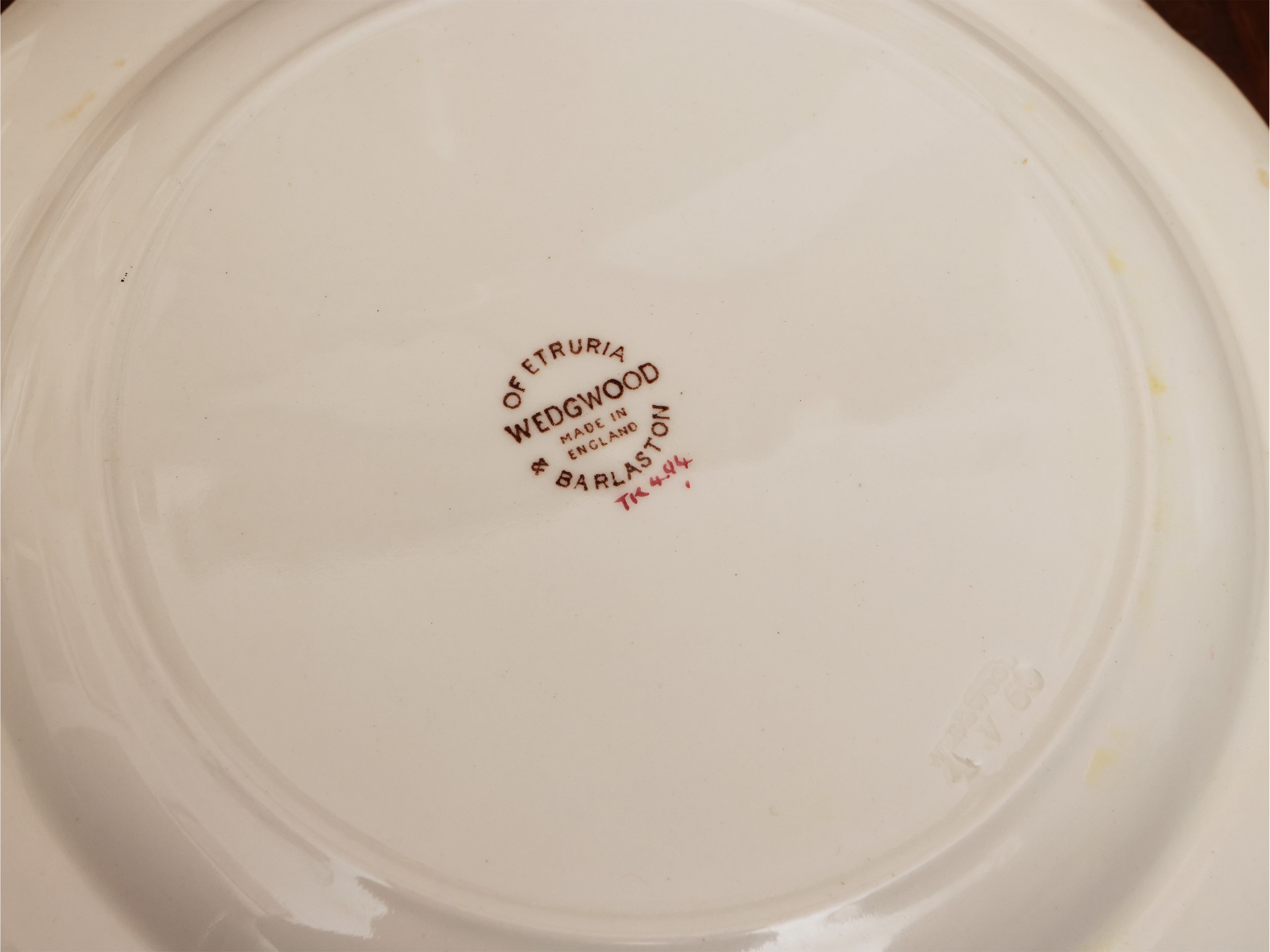 Servizio di Piatti in Terraglia, Wedgwood Etruria Barlaston