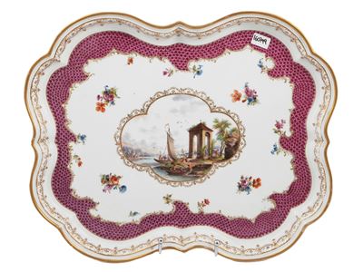 Vassoio in Porcellana, Meissen