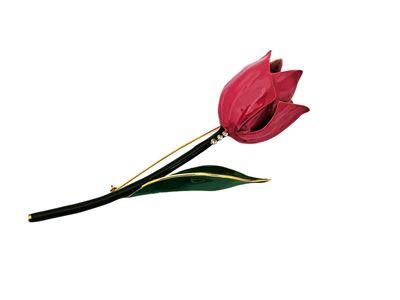 Spilla Tulipano Fucsia