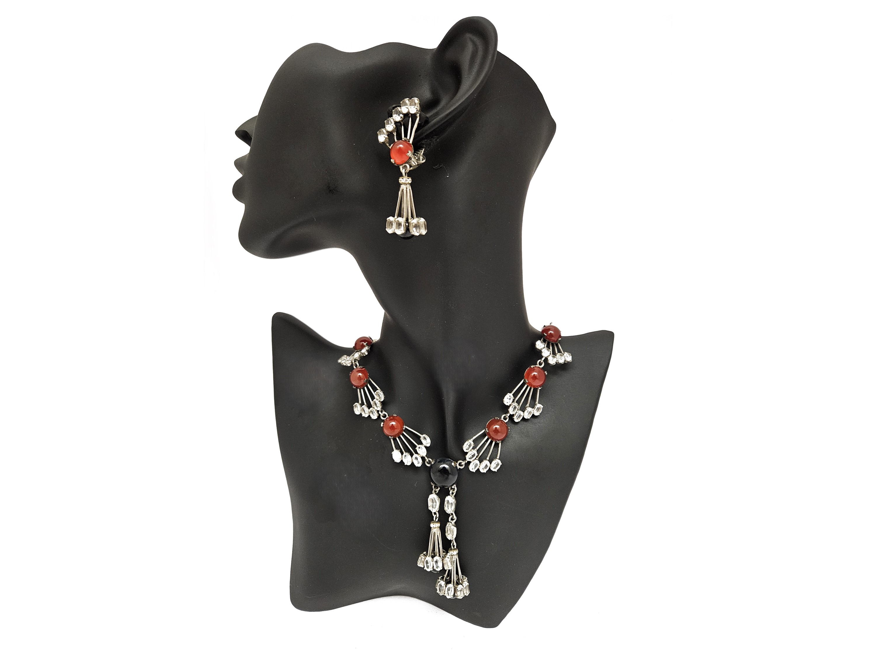 Demi Parure Collana e Orecchini di Gusto Liberty
