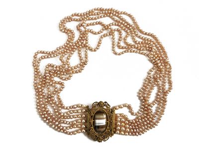 Collana Multifilo di Perle Coltivate