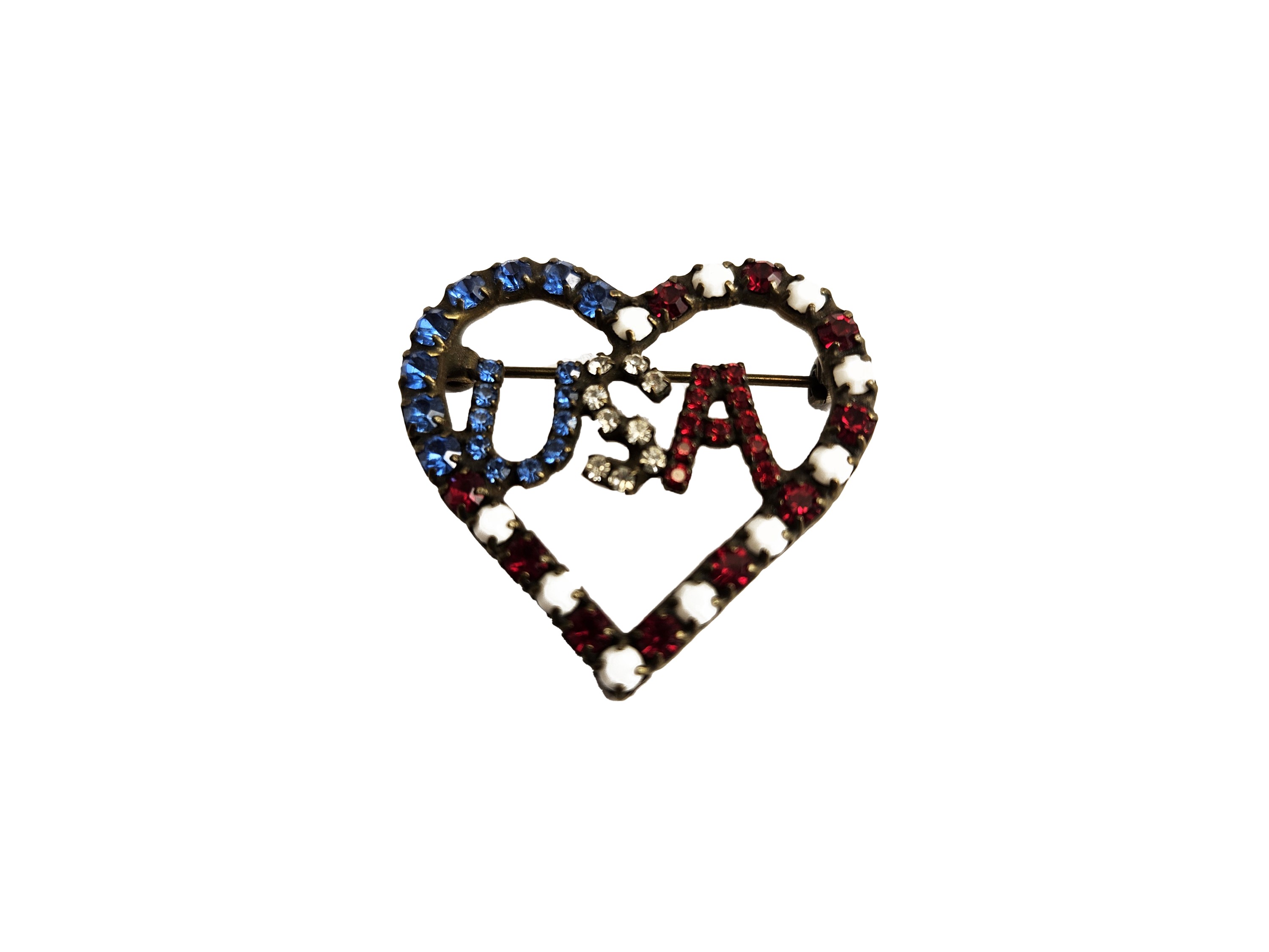 Bauer, Spilla Patriottica a Forma di Cuore