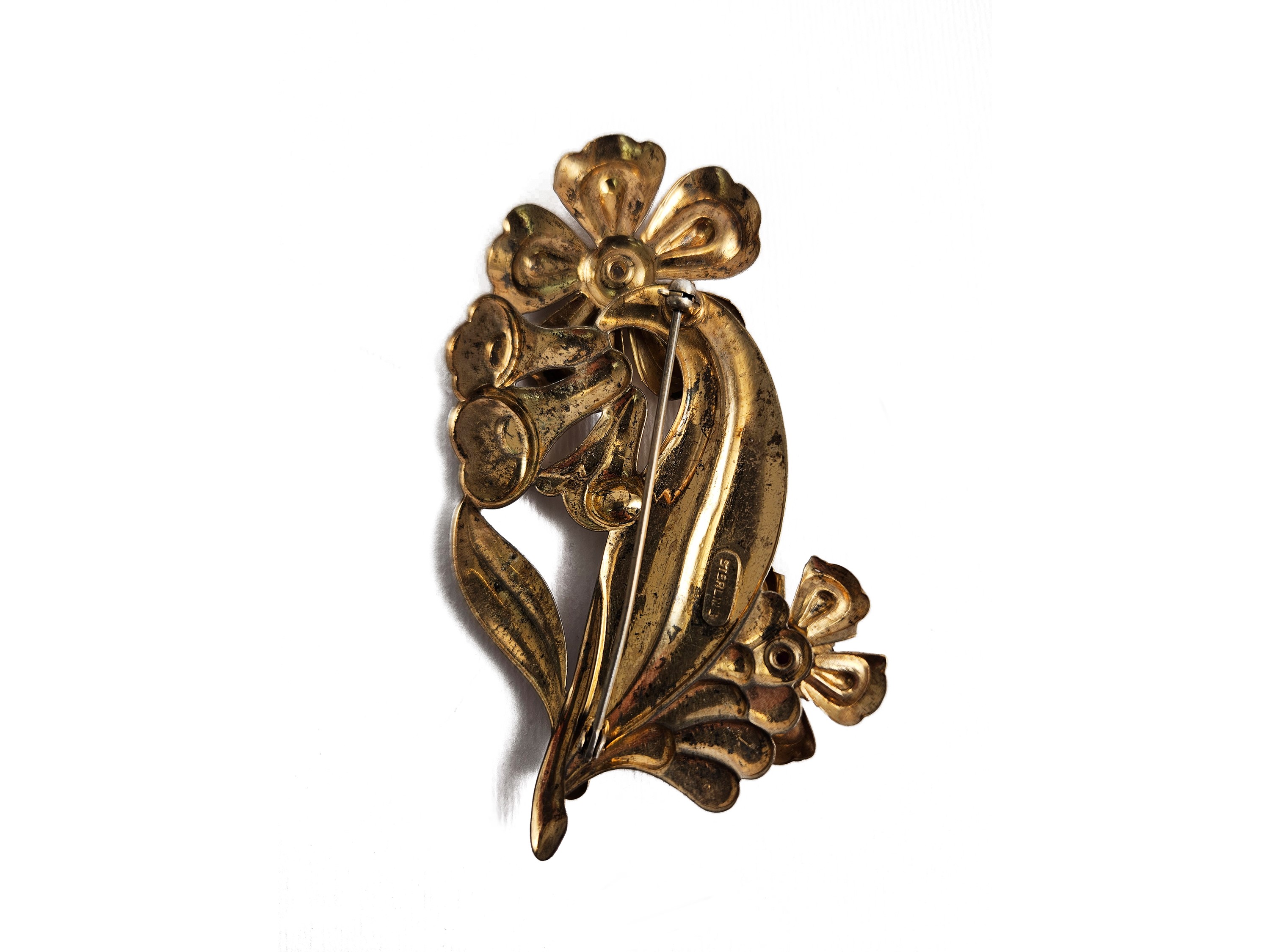 Spilla in Argento Sterling 925 Dorato