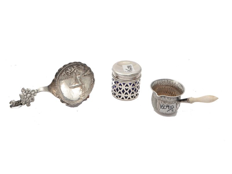 Tre Accessori in Argento D'epoca