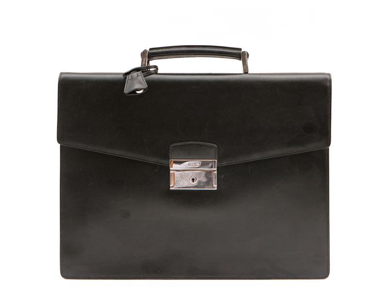 Prada, Ventiquattrore in Pelle Nera