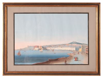 Veduta del Golfo di Napoli con Palazzo Donn'anna