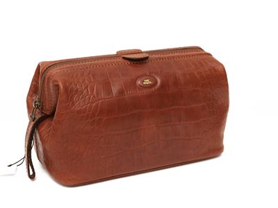 The Bridge, Necessaire in Pelle Marrone