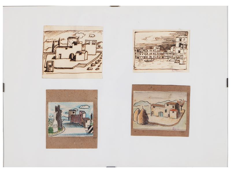 Ruggero Alfredo Michahelles - Lotto di Disegni