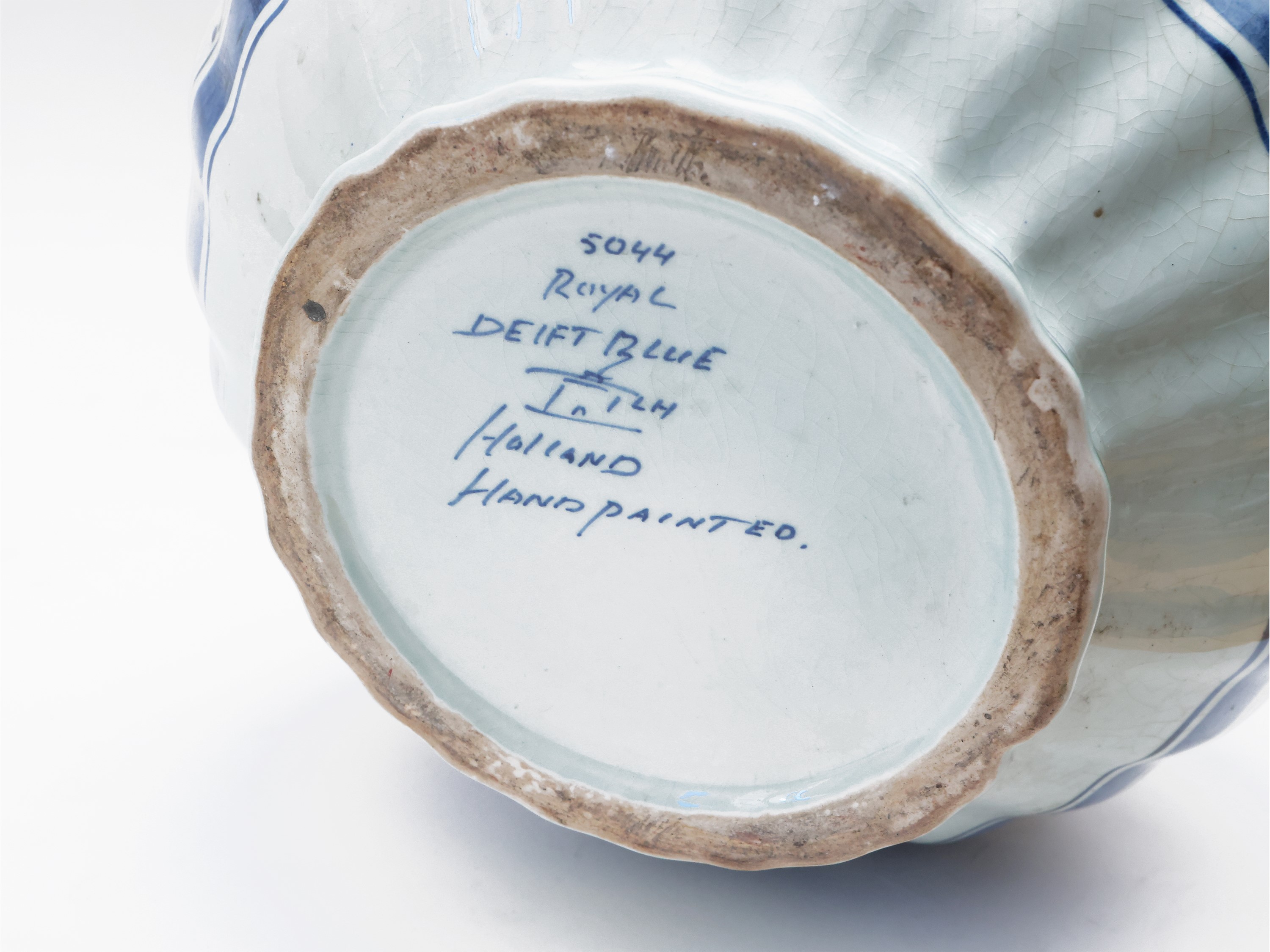 Lume da Tavolo in Ceramica Smaltata, Delft