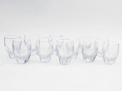 Servizio di Bicchieri Tumbler in Cristallo