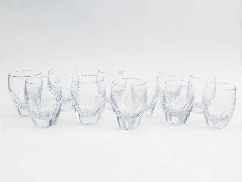 Servizio di Bicchieri Tumbler in Cristallo