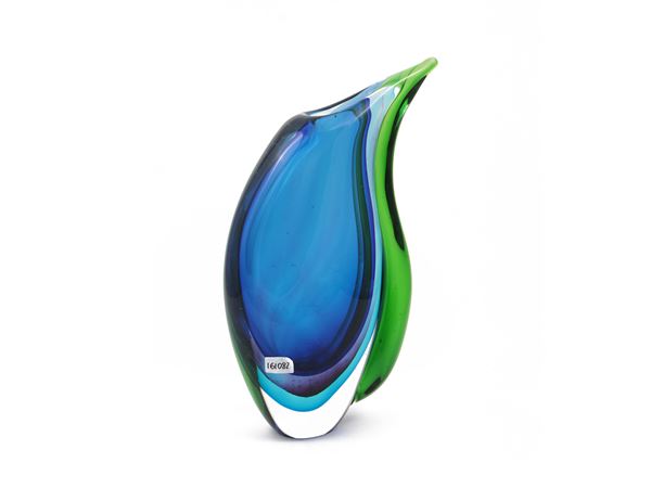 Submerged glass vase