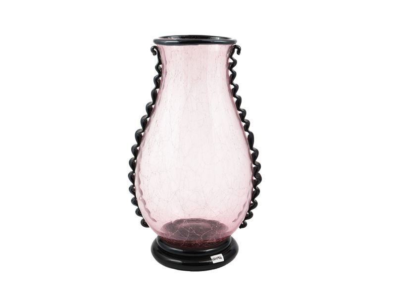 Vaso di Forma Schiacciata Barovier & Toso, Attribuito,