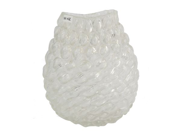 Vase from the "Lenti" series Flavio Poli for Seguso Vetri d'Arte