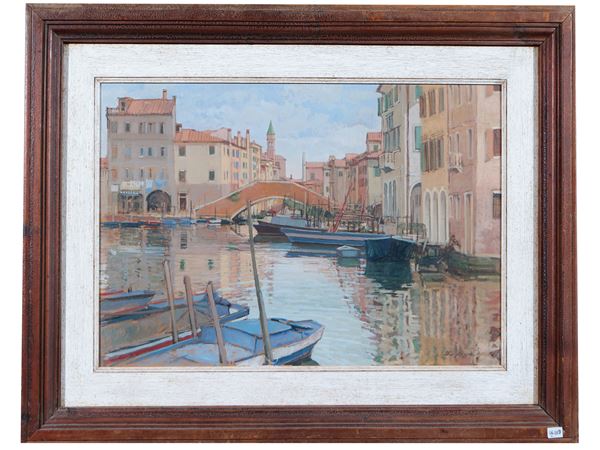 Adriano Basagni - Veduta di Chioggia