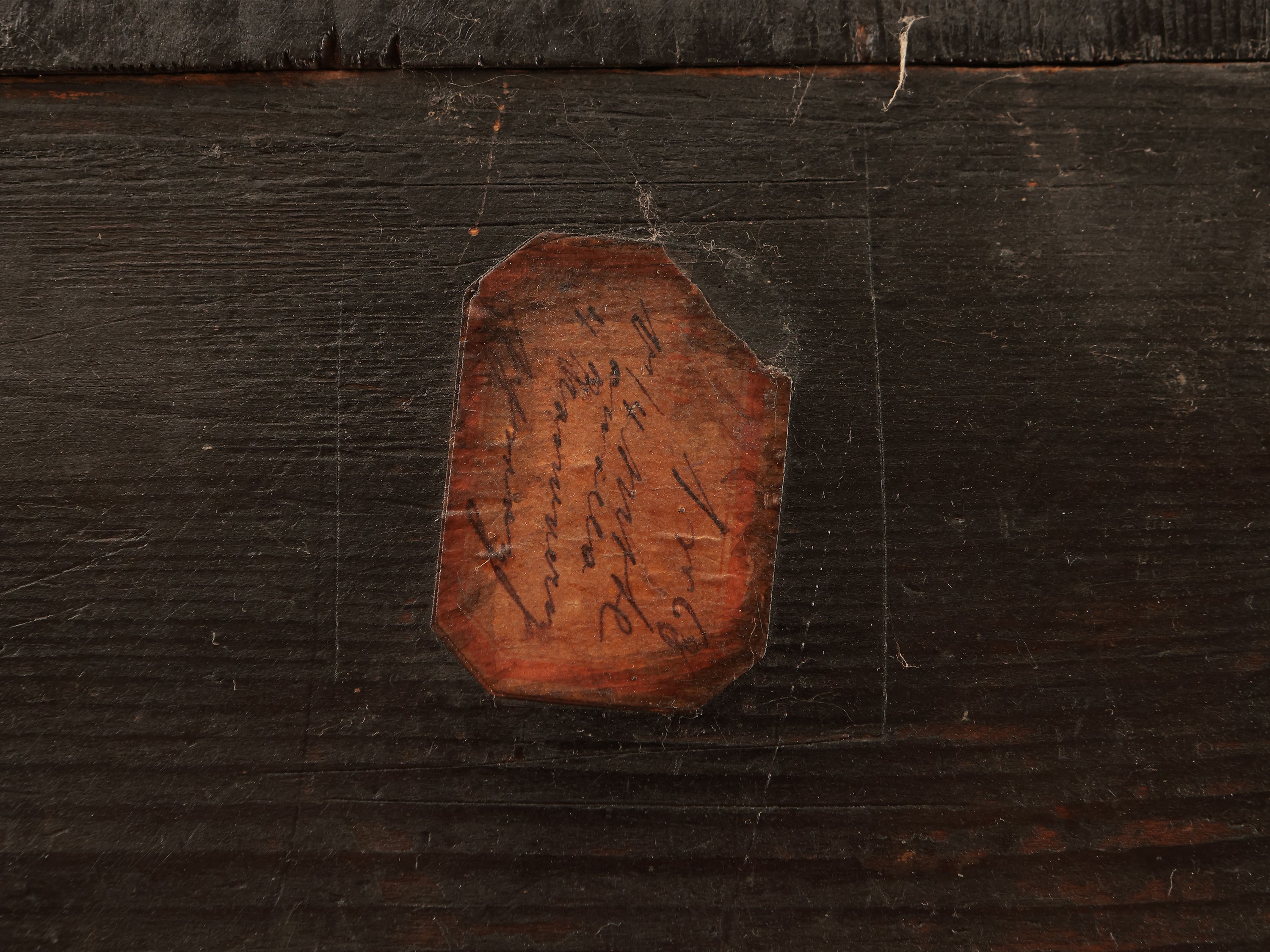 Orologio da Tavolo in Legno Ebanizzato