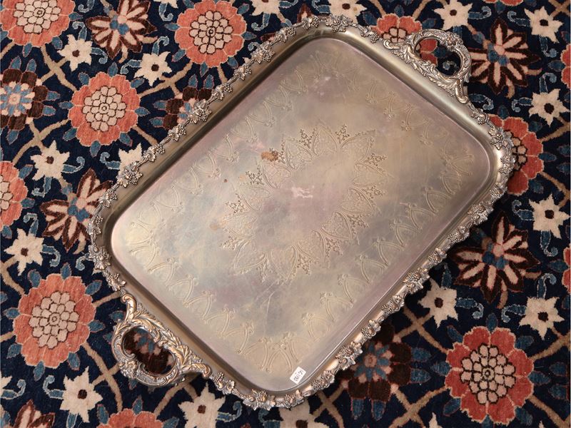 Guantiera in Metallo Argentato