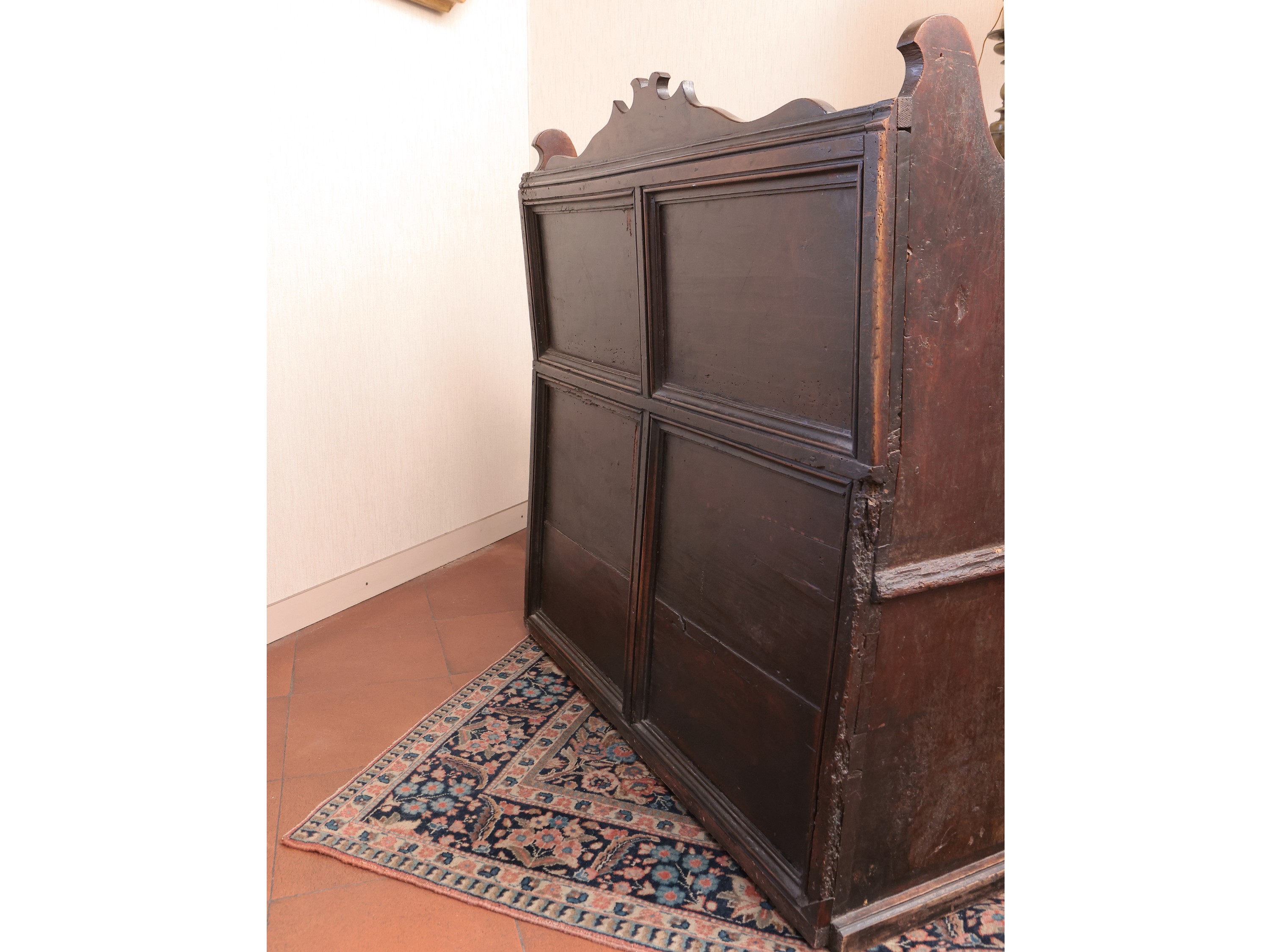 Panca in Noce e Legno Tenero