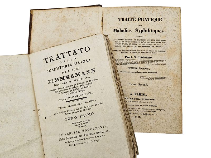 Trattato della Disenteria Biliosa - Traité Pratique Des Maladie Syphilitiques