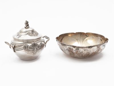 Due Accessori per la Tavola in Argento