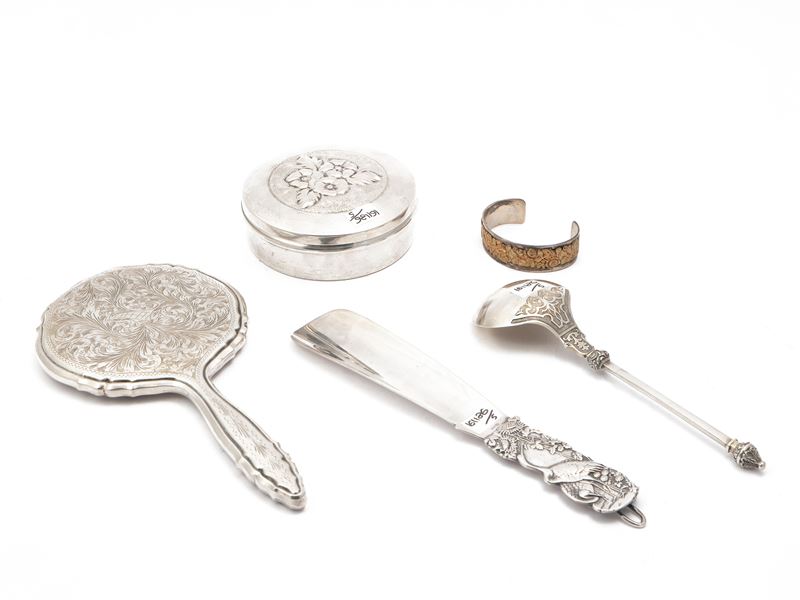 Accessori da Toilette in Argento