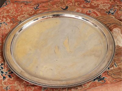 Vassoio Circolare in Argento