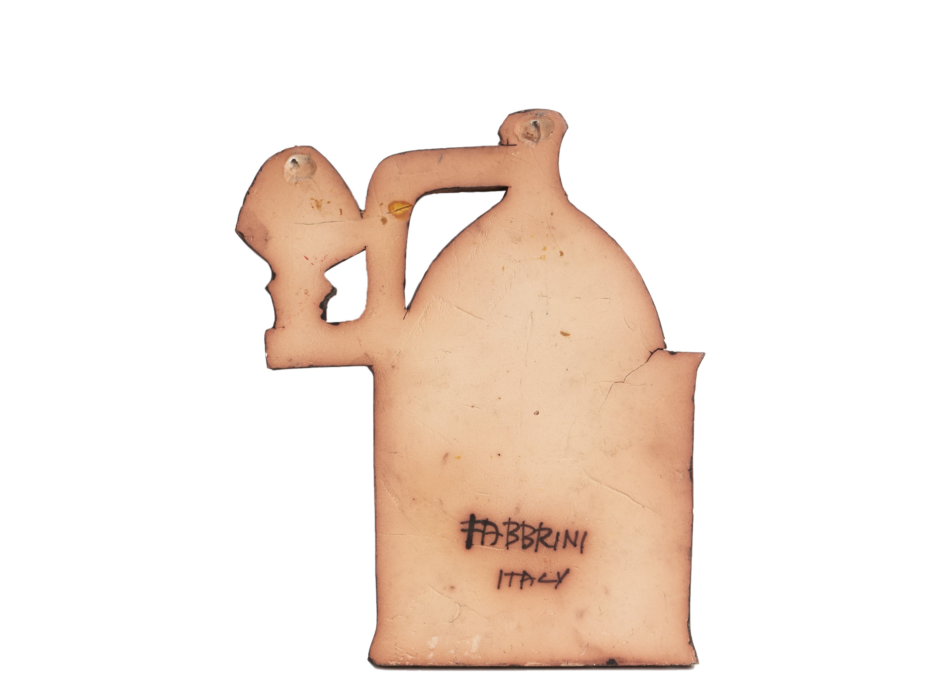 Placca in Terracotta Smaltata, Federigo Fabbrini