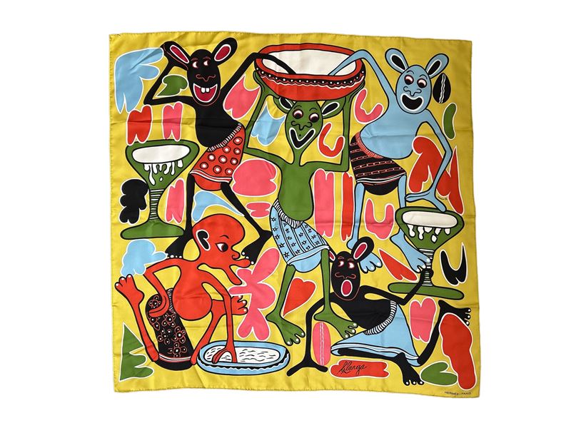 Hermès, Foulard in Seta "lilanga"