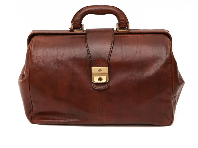 Doctor Bag The Bridge in Pelle Marrone