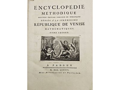 Encyclopédie Métodique Tome Second