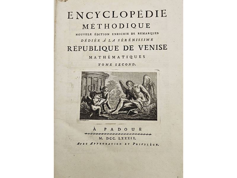 Encyclopédie Métodique Tome Second