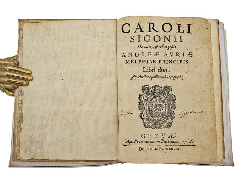 Carlo Sigonio - De Vita, Et Rebus Gestis Andreae Auriae Mephiae Principis