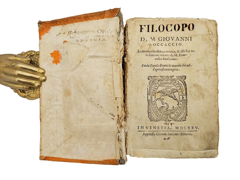Filocopo [filocolo] di M. Giovanni Boccaccio