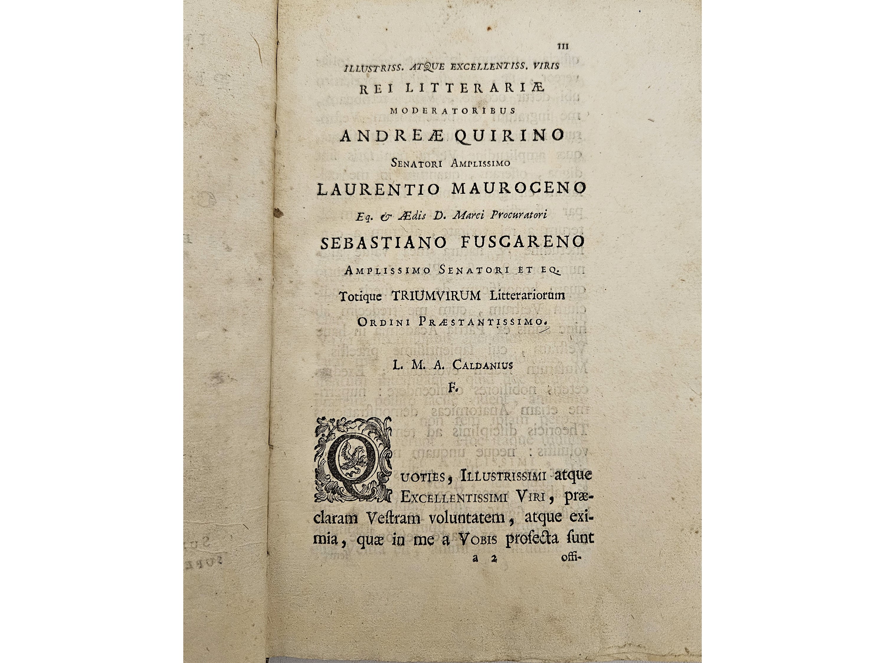 Institutiones Physiologicae Auctore L.M.a. Caldanio