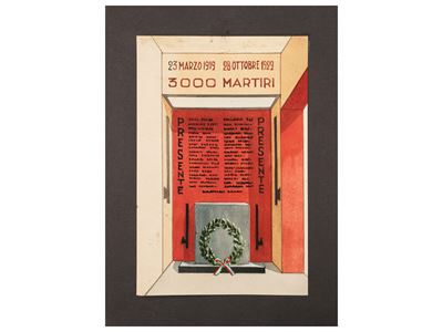 Progetto per Opera Balilla Comitato Rionale delle Cure, Firenze 1935