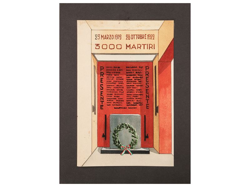 Progetto per Opera Balilla Comitato Rionale delle Cure, Firenze 1935