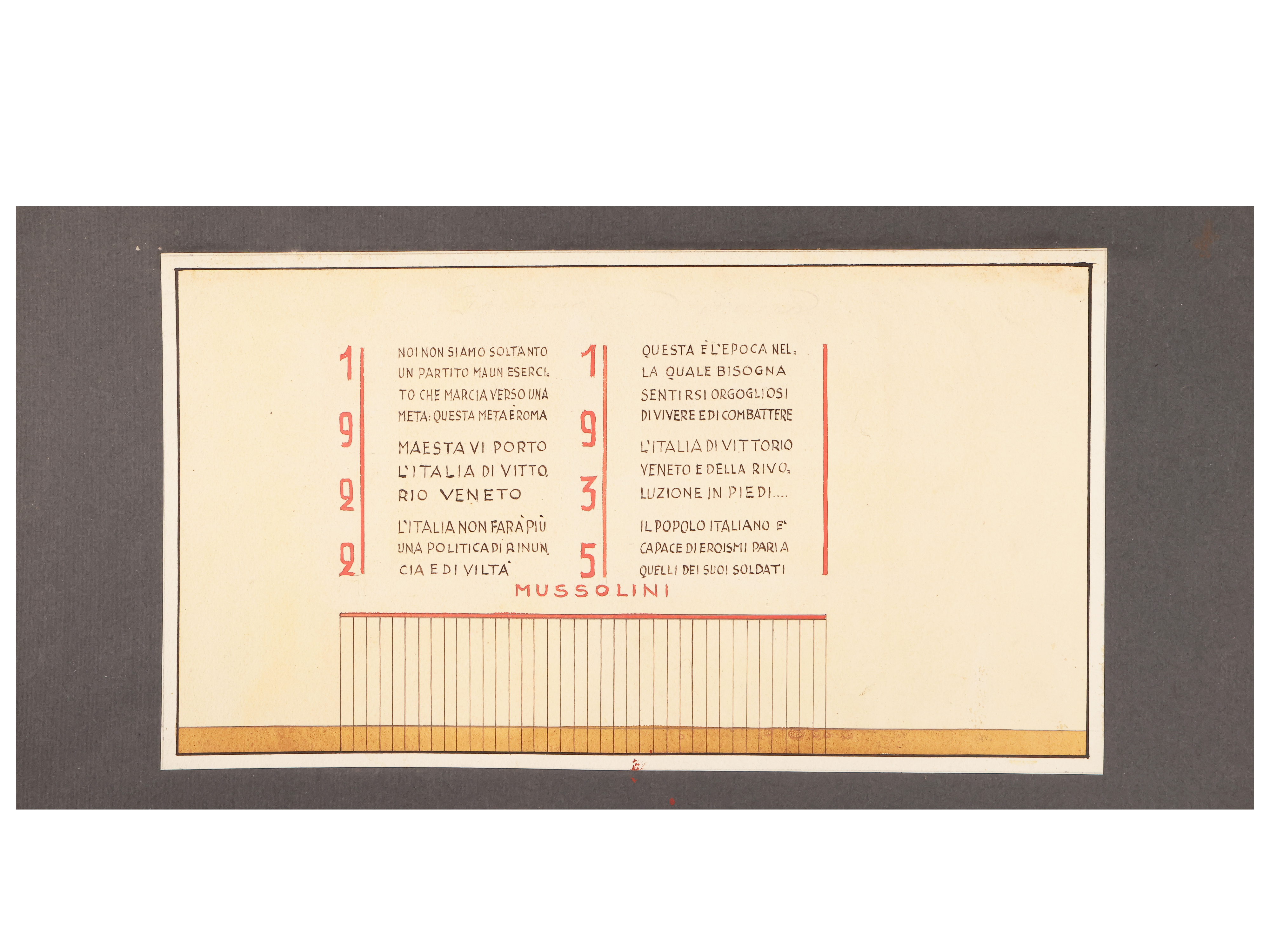 Progetto per Opera Balilla Comitato Rionale delle Cure, Firenze 1935