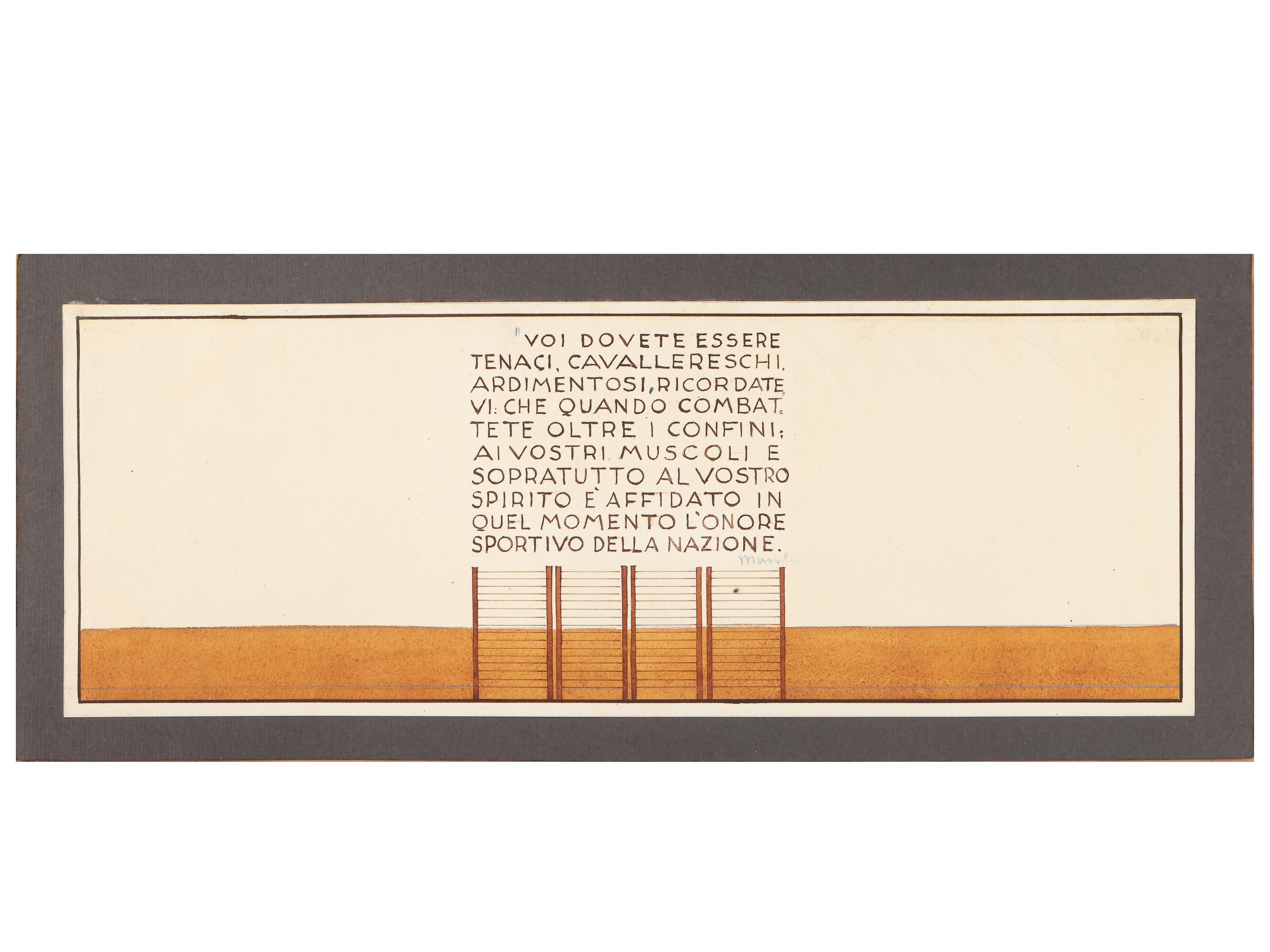 Progetto per Opera Balilla Comitato Rionale delle Cure, Firenze 1935