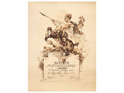 Rivista "motociclismo", Diploma V 24 Ore, 7-8 Maggio 1932