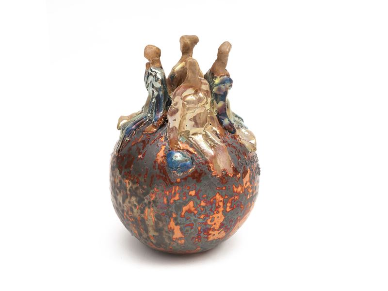 Paolo Staccioli - Palla con Figure Scultura Volume 2020