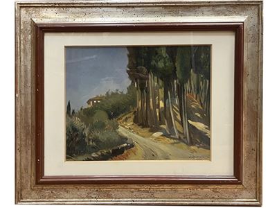 Veduta di Strada di Campagna 1936